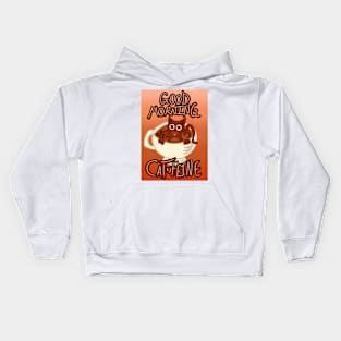 Good Morning Cat•Feine V48 Kids Hoodie